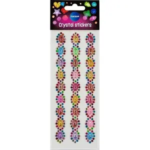 Decorative Stickers Panta Plast Cristal mix 80962 — Assorted crystal-style adhesive embellishments