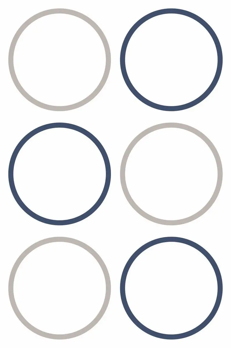 AVERY etiķetes Ø48 mm noņemamas baltas