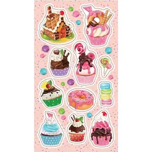 Stickers RANOK Ranok Naklejki Słodkie desery – sheet decorative stickers (assorted dessert designs)