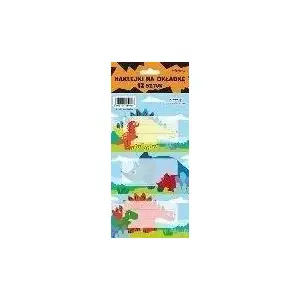 Stickers for Notebooks HENRY Dinozaurs set of 12 pieces