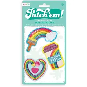 Heat-Transfer Patch 'Naprasowanki Patch Em' by Kolorowe Baloniki, model 370145 – decorative iron-on applique