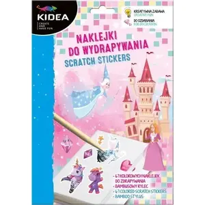 Derform Scratch-Off Stickers 180×260 mm, 5 Sheets – Crafts and Card Decoration