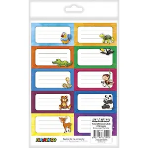 Notebook labels 38×75 mm Titanum — pack of self-adhesive rectangular labels