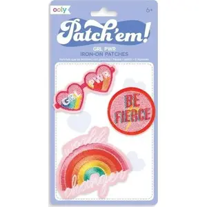 Kolorowe Baloniki Patch Em - Grl Pwr heat-transfer patch design by Kolorowe Baloniki, MPN 370151