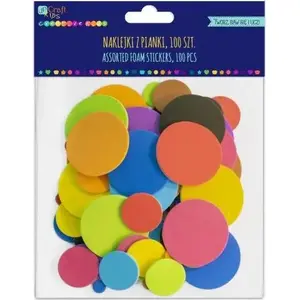Foam stickers Dalprint DPCRAFT 100 pcs — wheels design