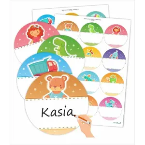 LearnHow stickers for cloakroom — Toys set, 24 pieces