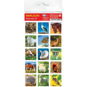 Sticker book set Wydawnictwo Jako Naklejki. Zwierzęta — Wydawnictwo Jako, model 511786, EAN 5904405355220