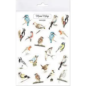 Sticker set Mama Maluje Naklejki Ptaki — Mama Maluje, model 508903, assorted bird-themed stickers