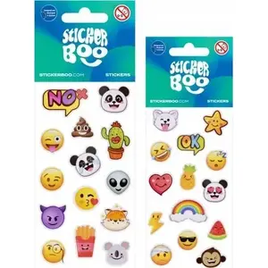 Sticker BOO Sticker Sheet NAKLEJ MINISY 66×180 mm S-BOO PBH 120/1800 adhesive labels