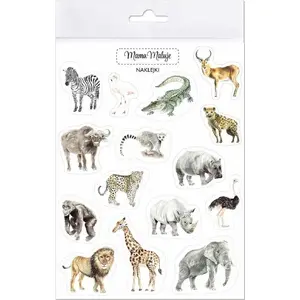 Sticker set Mama Maluje — 'Animals of Africa' (Mama Maluje Naklejki Zwierzęta Afryki)