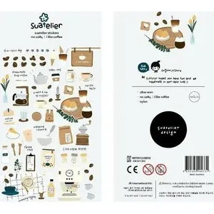 Decorative Stickers Centrum 'Kawa' – Centrum 537071 – themed coffee design sheet