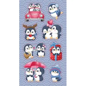Sticker set RANOK Ranok Naklejki Pingwiny – decorative penguin stickers, sheet(s) assorted sizes