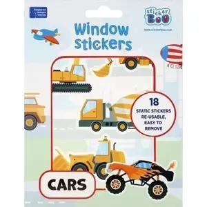 Car Window Sticker Sticker BOO STK NAK233 — adhesive decal 160×210 mm, 4 pieces