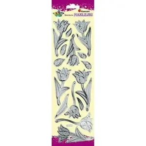 Decorative Sticker Sheet Titanum PFH07 — floral nail art decals