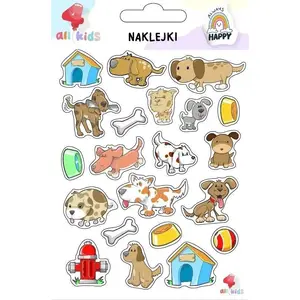 Children's stickers Dodo — 'What Does the Dog Do' (illustrated activity stickers)