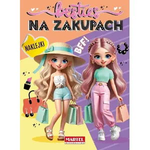 Uzlīmju grāmata Martel Besties. Na zakupach z naklejkami – aktivitāšu grāmata ar uzlīmēm, poļu valoda, ISBN 9788367900980
