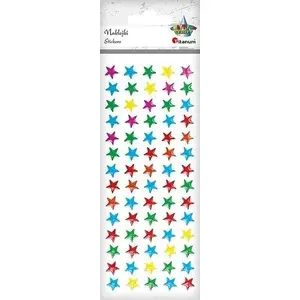 Foil Star Stickers Titanum 10 x 10 mm pack of 70 – decorative adhesive stars