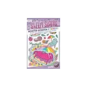 Scented Sticker Set Kolorowe Baloniki 323282 — Sleeping Sloths decorative scented stickers