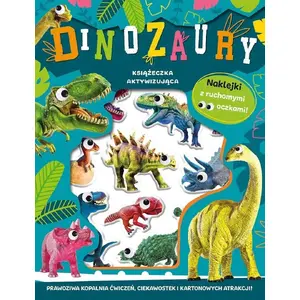 Craft sticker set MD Creative — Wobbly-eye domed stickers, dinosaurs