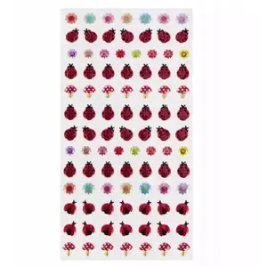 Craft with Fun Puffy Stickers Ladybugs 93 pcs CF778 – adhesive decorative stickers