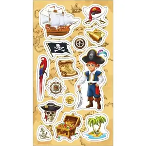 Sticker set RANOK Ranok Naklejki Piraci — pirate-themed decorative stickers, sheet assortment