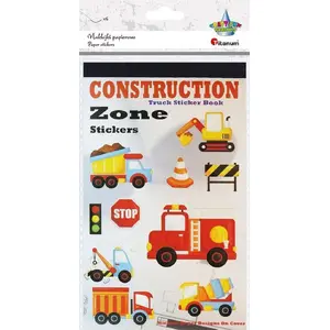 Paper Stickers Titanum 6 Sheets Vehicles Mix 222 pcs