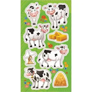 Sticker Sheet RANOK Ranok Naklejki Krówki – decorative stickers for crafts and scrapbooking