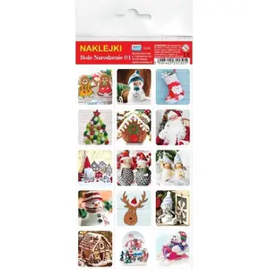 Jako Christmas Stickers – Jako Naklejki. Boże Narodzenie (mpn 511797)