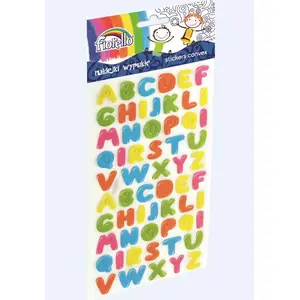 Fiorello Fiorello Naklejki wypukłe litery – decorative raised letter stickers, sheet set