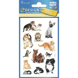 Kids' stickers Avery Zweckform 53574 — 36 multicolour stickers per pack