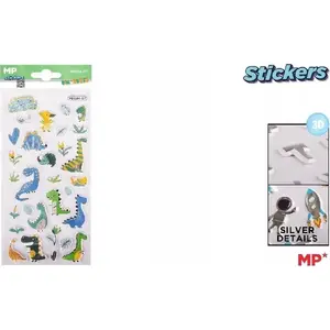 Main Paper 3D uzlīmes dinozauri MP — Main Paper Naklejki dinozaury 3D MP (PD034-07)
