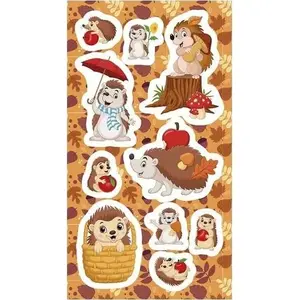Sticker set Incood Naklejki Jeżyki — Incood model 616763, decorative hedgehog stickers