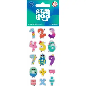 Sticker BOO numeric stickers set 'Naklej Cyferki 3' 66×180 mm, model STK NAK263