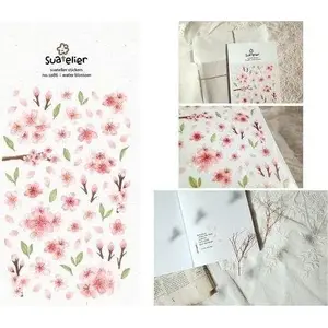 Decorative Sticker Sheet Centrum 'Cherry Blossom' — Centrum model 537077, ornamental floral stickers