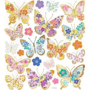 Sticker sheets Dalprint DPCRAFT Motyle 2 – Dalprint decorative stickers, 21 pieces