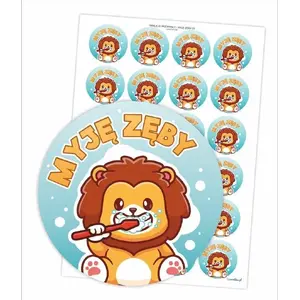 Sticker rewards LearnHow - 'I Brush My Teeth' set, 24 pieces, MPN 494991