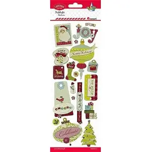 Paper 3D Stickers Titanum 22 pieces – decorative paper decals for crafts and scrapbooking