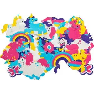BREWIS PVC foam stickers AA176BRW – Unicorn design, self-adhesive decorative decal