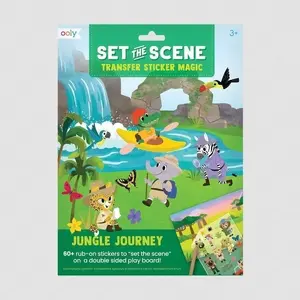Sticker Activity Book Ooly 507902 – Jungle Adventure Sticker Picture Set