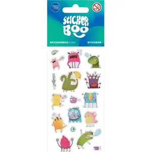 Sticker BOO wall sticker set STK NAK259 'Potworki 2' — decorative vinyl decals, sheet size 66×180 cm, model S-BOO PBH 120/1800