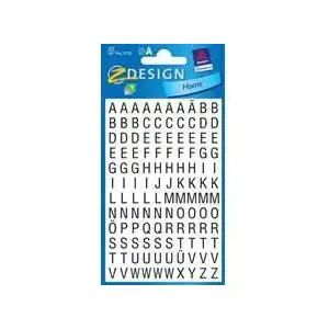 Label sheets Avery Zweckform 151977 — black letters on white background, printable adhesive labels