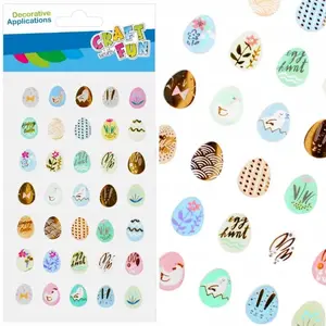 Decorative Self-Adhesive Egg Stickers Craft with Fun CFSW33 35 pieces