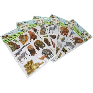3D Wall Stickers Adar — Animal Mix, self-adhesive decorative decals for walls