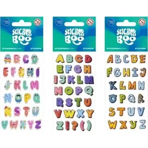 Sticker BOO uzlīmju burti NAKLEJ LITERKI3 66x180 ruļļa — pašlīmējošas dekoratīvās burti