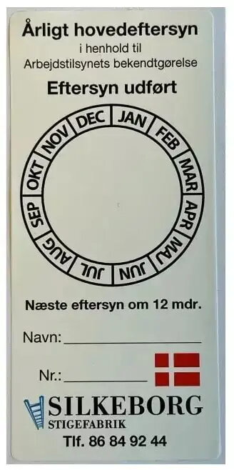 Uzlīmju loks AVERY SILKEBORG apsekojuma zīme