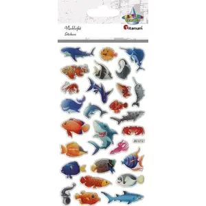 Titanum 3D Puffy Stickers Sea Creatures Mix 27 pcs