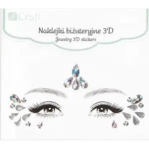 Incood 3D Jewelry Stickers — decorative self-adhesive nail art decals