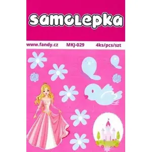Paper Sticker Pack FANDY Mini – Princesses, assorted decorative paper stickers (MPN 510205)