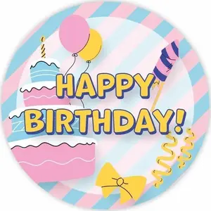 Stickers LearnHow Happy Birthday 01 — birthday-themed decorative stickers, sheet format