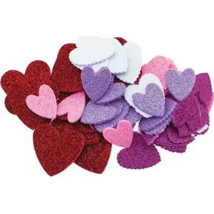 BREWIS foam stickers PVW06 Hearts Valentine decorative craft stickers
